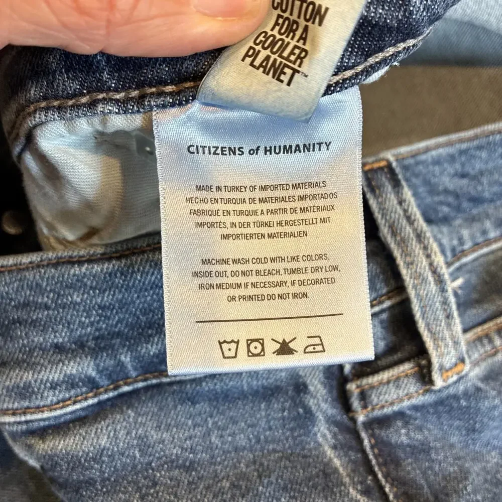 Citizens of Humanity Gage Jeans Mens 32 Blue Denim Classic Straight Made USA